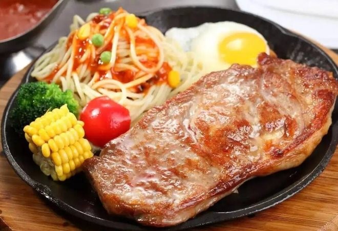 遇上牛排