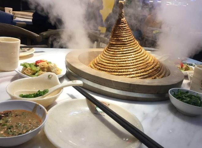 昕时器蒸汽石锅鱼