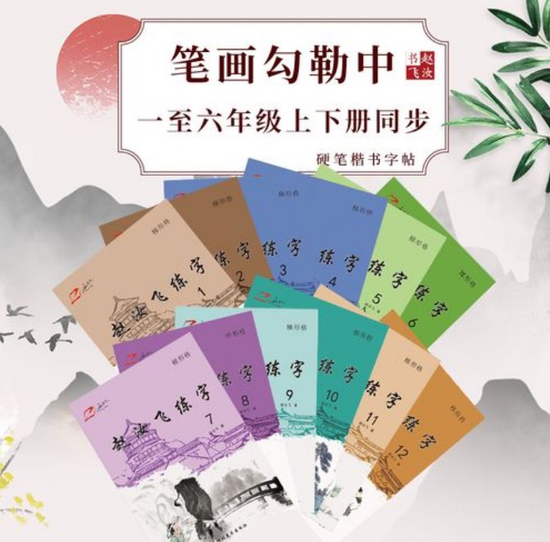 趙汝飛練字