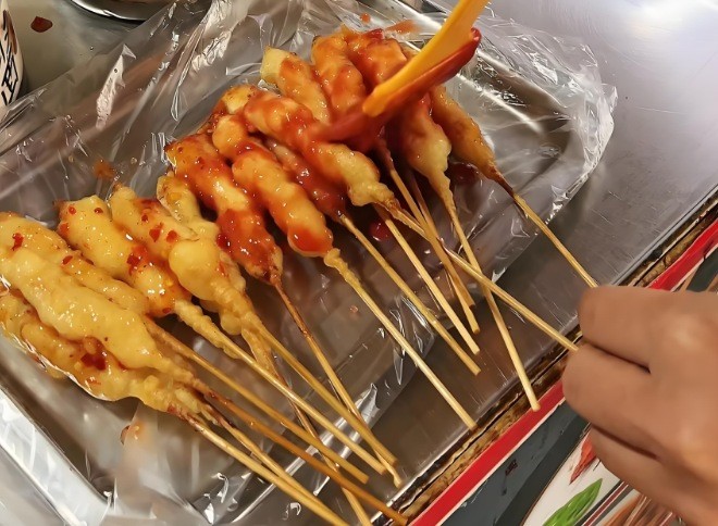 拐角鸡肉小串
